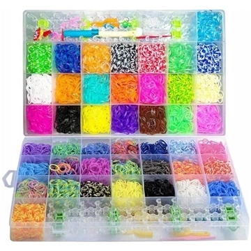 Kiddyz 4400pcs Bracelet Making Kit Rubber Bands Ho