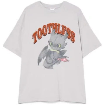 Krekliņš ar aplikāciju Toothless How to Train Your