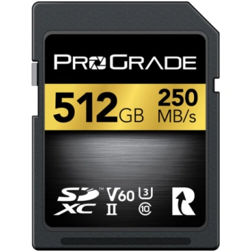 ProGrade Digital SDXC UHS-II V60 Memory Card (512G