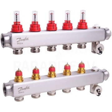 Danfoss SSM- 3F nerūsējošā tērauda grīdas apkures 