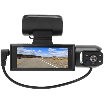 Dash Cam Dual Camera 1080P 360 grādu rotējošs obje