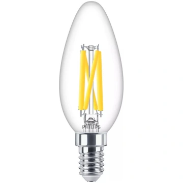 LED spuldze svece Philips Filament Candle Clear B3