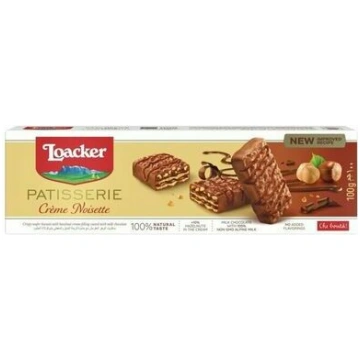 Vafeles Pastisseria Creme Noisette 100g, Loacker