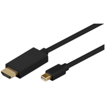 MicroConnect Mini Displayport-HDMI M-M 3m incl. au