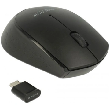 Delock Optical 3-button mini mouse USB Type-C™ 2.4