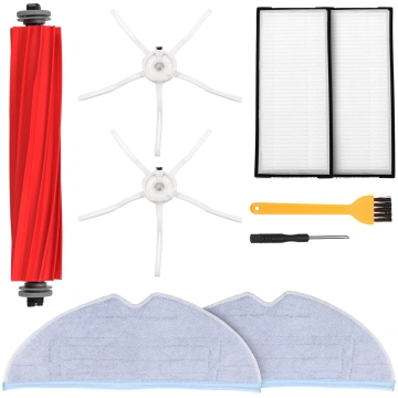 Roborock Vacuum Cleaner Parts Set: Brushes Rollers