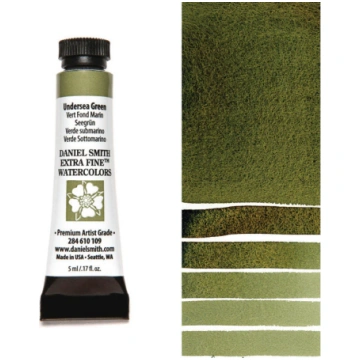Daniel Smith's Greens - Watercolor Painting