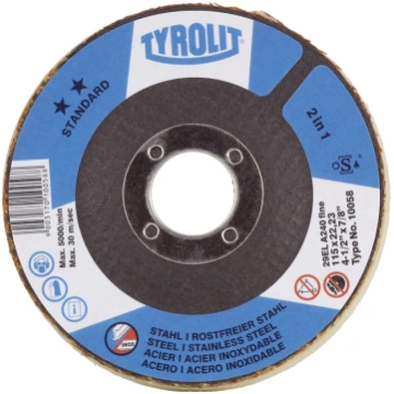 Pulēšanas disks leņķa slīpmašīnai Tyrolit; 115 mm;