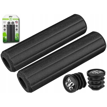 Rokturi ESI Plush black , silikona, 130mm, melni