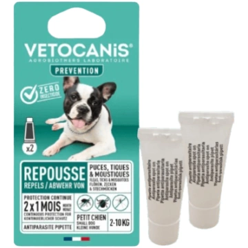 Vetocanis - dabīgi pretinsektu repelenti pilieni s