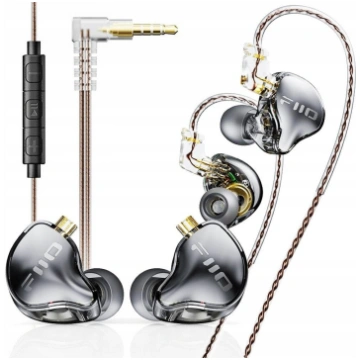Sluchawki FiiO JD10 - transparent black - Dynamicz