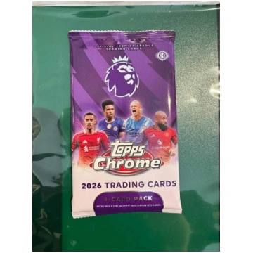 2026 Topps Chrome Premier League Hobby Box Hobby P