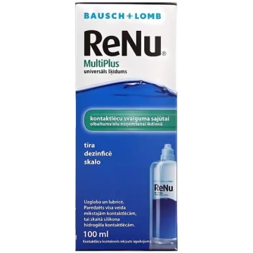 ReNu MultiPlus šķīdums kontaktlēcām, 100ml
