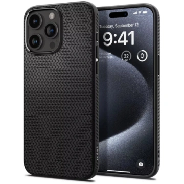 Vāks Spigen ACS06704 iPhone 15 Pro 15.5 cm Melns