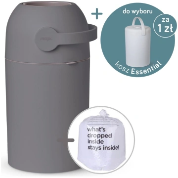 Magic DIAPER PAIL MAJESTIC GRAPHITE MA-C110GR__2