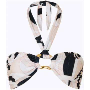 Locket Bandeau Top - Nautilus - XL / Black