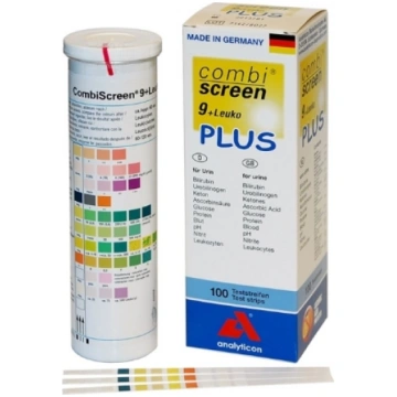 COMBI SCREEN 9+LEUKO PLUS, urīna strēmeles - 9 + 1
