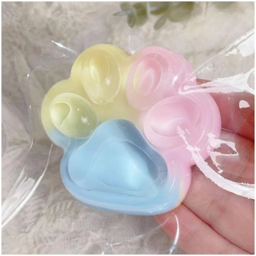 Three Colors Rainbow Cat Claw Squishy Fidget Toy S