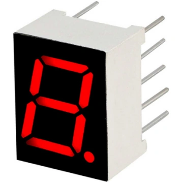 LED displejs 7 segmentu 1 cipara 3191AS sarkans ko
