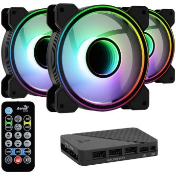 Ventilators + centrmezgls pgs mirage 12 argb pro (