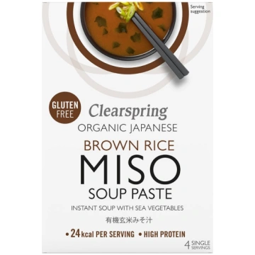 Brūno rīsu MISO zupas pasta, ekoloģiska Clearsprin