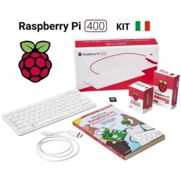 Raspberry Pi 400 Computer Kit with keyboard layout