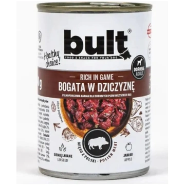 Mitrs suņu barības BULT Rich in game 800 g — konse