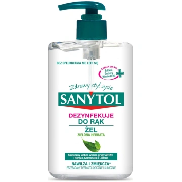 SANYTOL Zel do dezynfekcji rak SANYTOL Zielona her