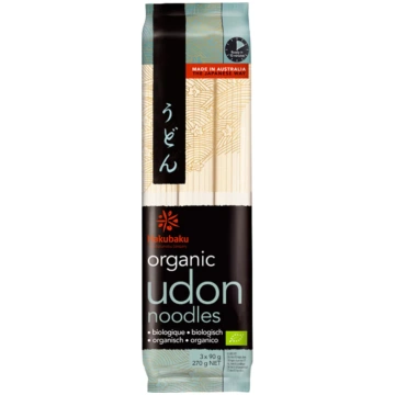Hakubaku Japāņu Organiskās Nūdeles - Udon, 270g