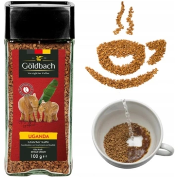 Goldbach šķīstošā kafija Uganda 100g 4251321400505