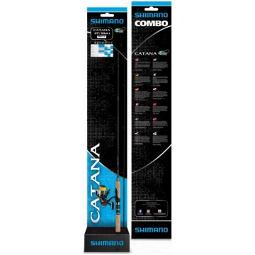 Shimano spole + spinings Catana 2500FD + pītā aukl