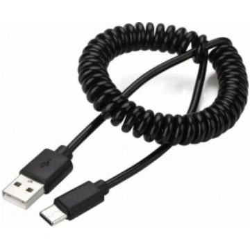 GEMBIRD Kabelis USB Male - USB Type C Male Coiled 