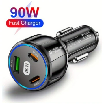 90W Automātiskais Lādētājs USB C PD Ātrā Uzlāde 3.