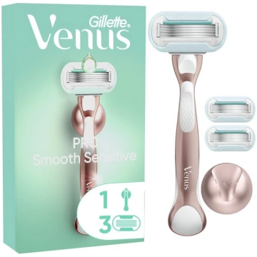 Rasoir Venus PRO Smooth Sensitive + 3 papildinājum