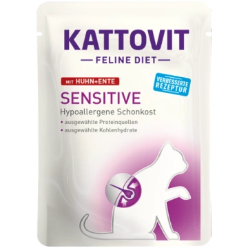 Kattovit Sensitive Huhn+Ente 85g - Antialerģiska b