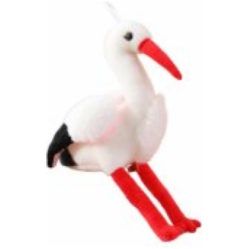LEAN Toys Plush Stork Bird Plush Toy Mascot Cuddly
