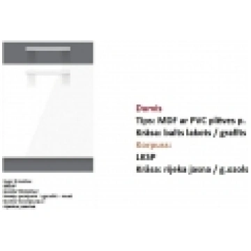 BOG-FRAN MODENA MDF Augš.skapis LP 45 MDF4/G45