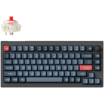 Keychron V1 MAX 75% Brown Switch Black