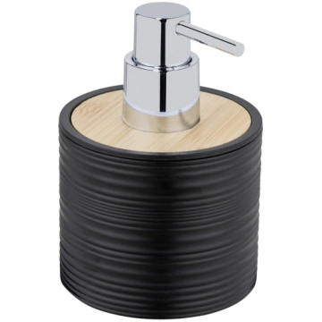 Melns plastmasas ziepju dozators 350 ml Lyon – All