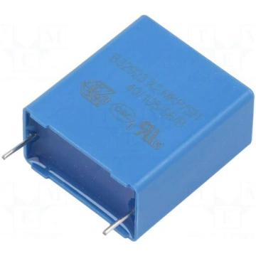 Capacitor: polypropylene | X2 | 2.2uF | 630VDC | 3
