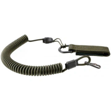 Stiprinājums Tactical Lanyard Nylon ar karabīni (z