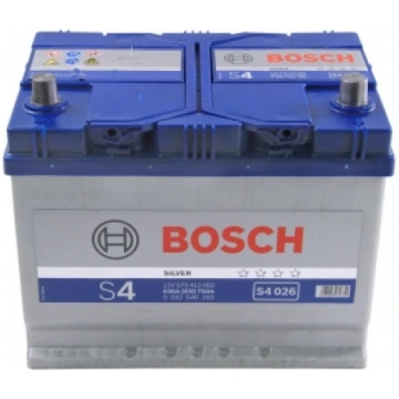 70Ah BOSCH 630A,12V Akumulators S4026 (-+) 261x175