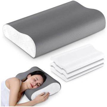 Elviros Memory Foam kakla atbalsta spilvens Ortopē
