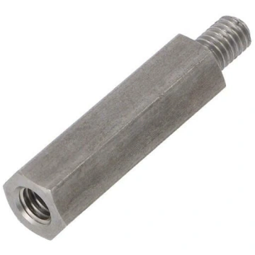 Screwed spacer sleeve; 35mm; Int.thread: M6; Ext.t