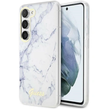 Guess GUHCS23MPCUMAH S23+ S916 białywhite hardcase
