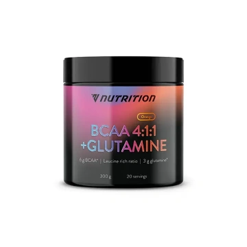 VNutrition BCAA 4:1:1 + Glutamine (300 g) - Apelsī