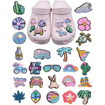 Zeayebsr Charmes de Chaussure, pins crocs,Pins pou