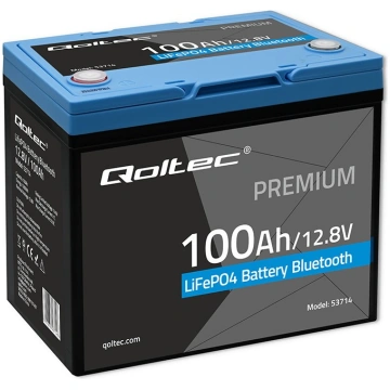 Qoltec LiFePO4 Lithium Iron Phosphate Battery | 12
