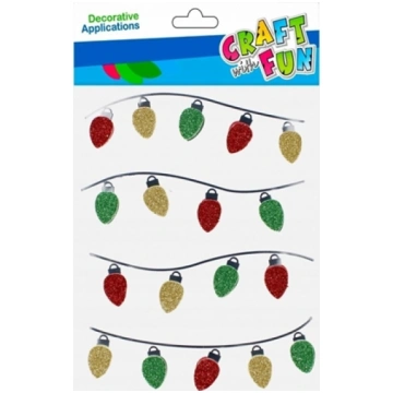 Craft with Fun OZDOBA BN NAKLEJKI 3D LAMPIONY 4SZT
