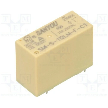 Relay: electromagnetic; SPST-NO; Ucoil: 12VDC; Ico
